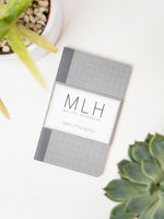 Small Grey Dotted Notebook