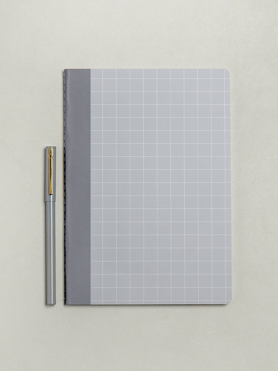 Grey A5 Plain Luxury Notebook - My Life Handmade