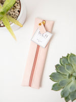 Pink PU Leather Pencil Case - My Life Handmade